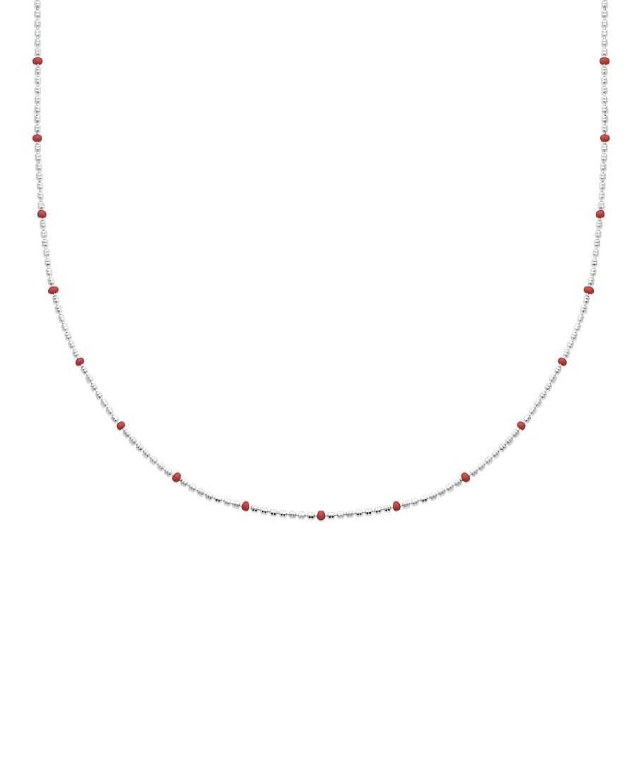 Colliers Maison Silène | Collier Annabelle Rouge