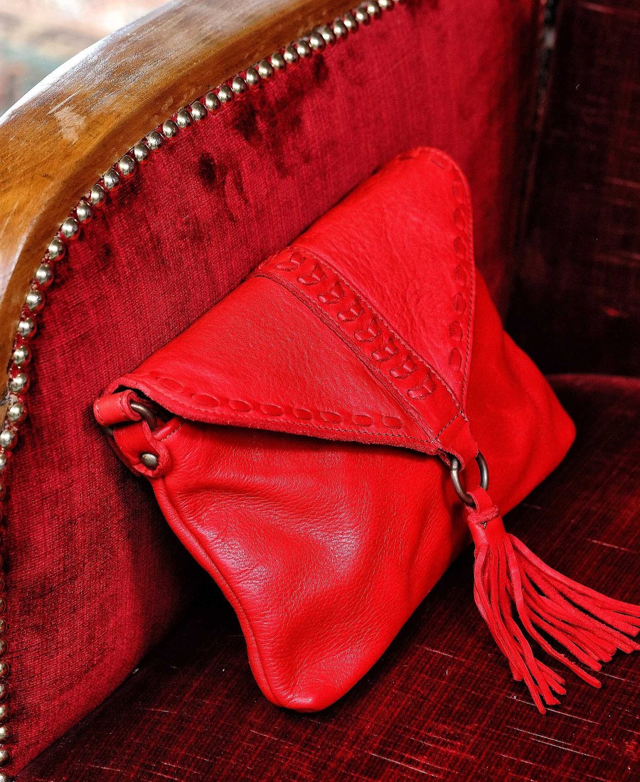 Maroquinerie Maison Silène | Sac Didon Rouge