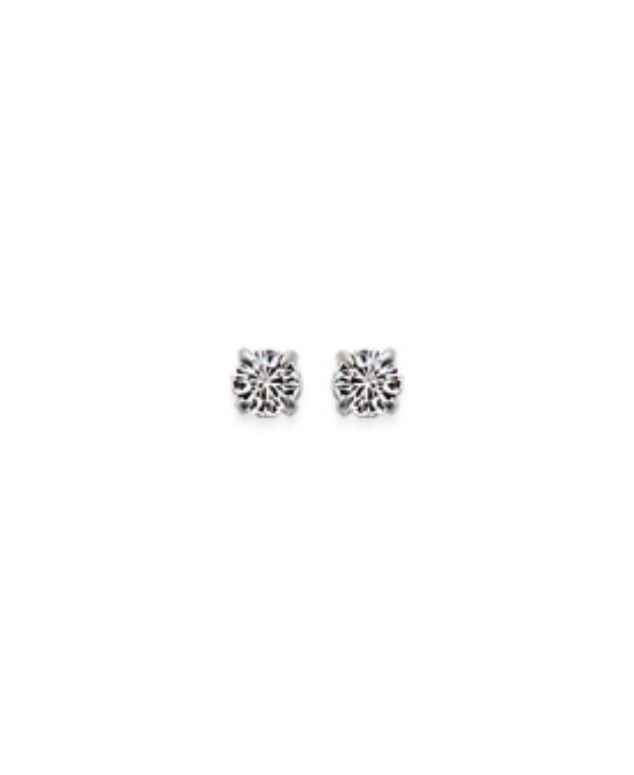 Boucles D'Oreilles Maison Silène | Boucles Cristal 3Mm