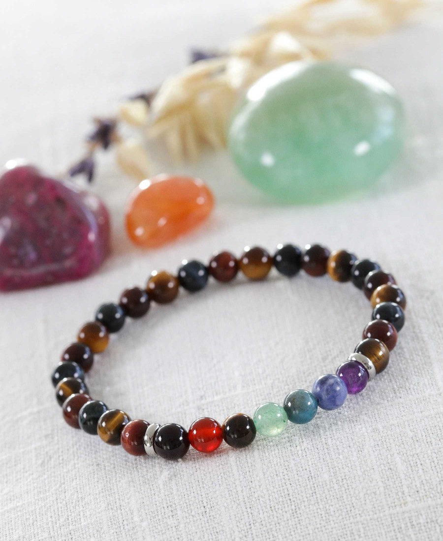 Bracelets Maison Silène | Bracelet "3 Il" Et 7 Chakras 6Mm