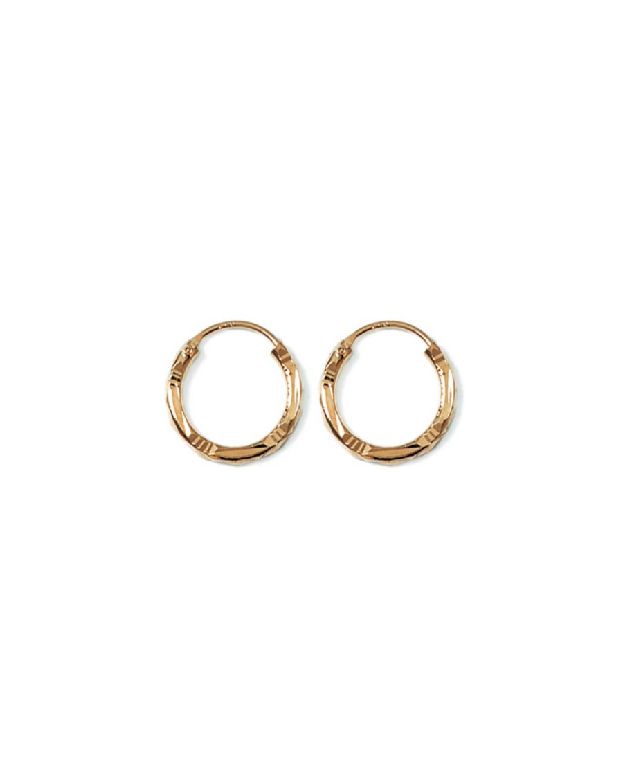 Boucles D'Oreilles Maison Silène | Cr Oles Prune 14Mm