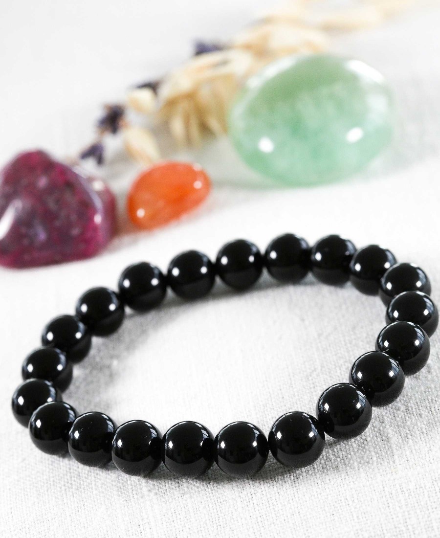 Bracelets Maison Silène | Bracelet Onyx Noir 10Mm