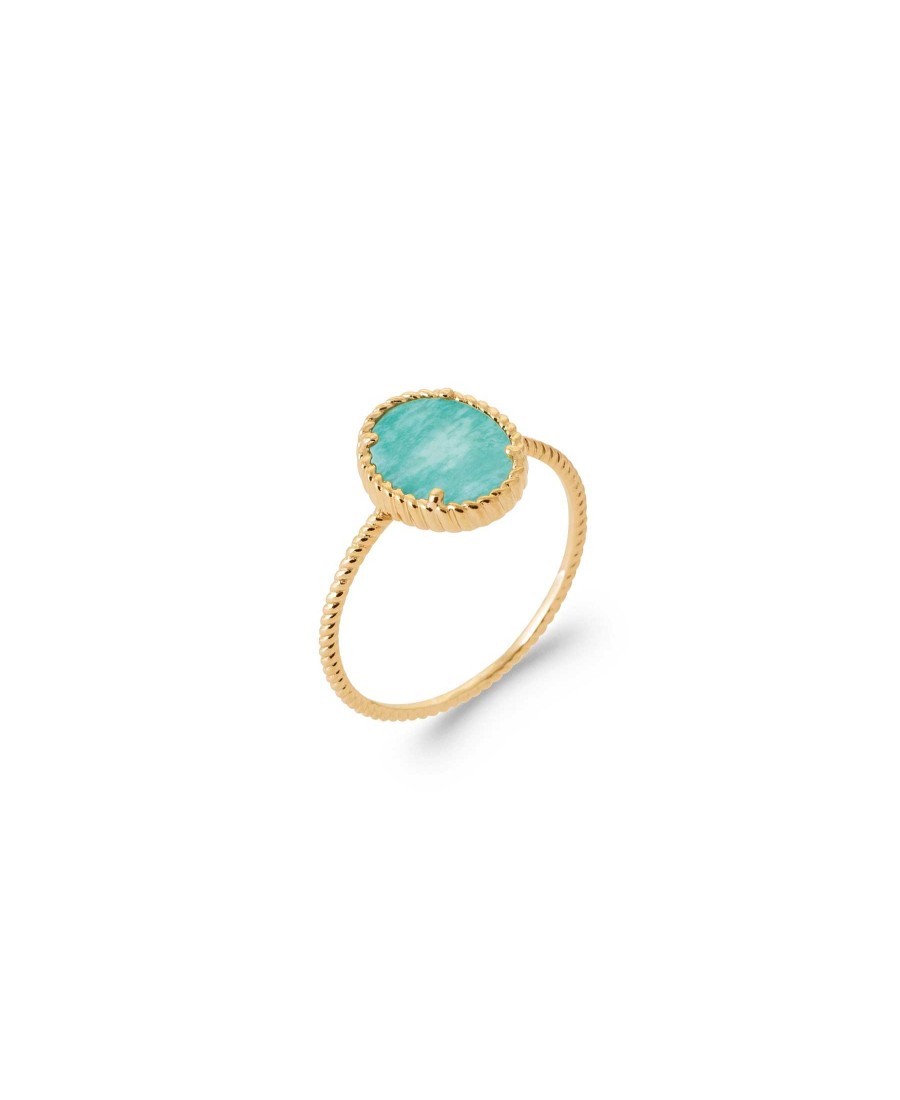 Bagues Maison Silène | Bague D Line Amazonite