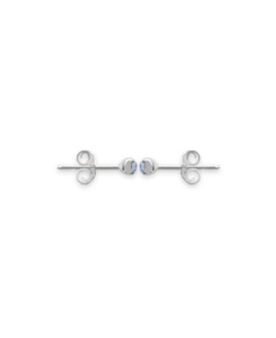 Boucles D'Oreilles Maison Silène | Boucles Cristal Rose 3Mm