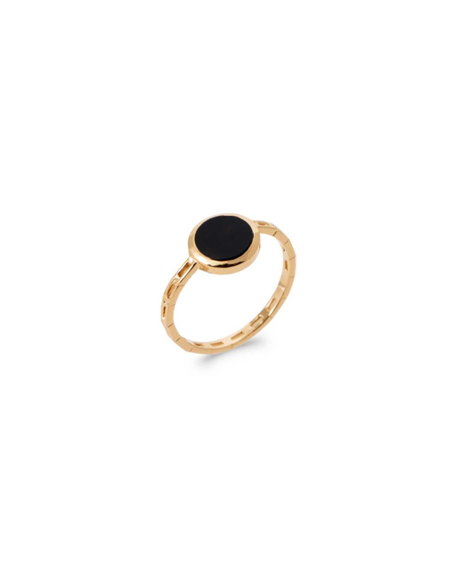 Bagues Maison Silène | Bague Nina Agate Noire