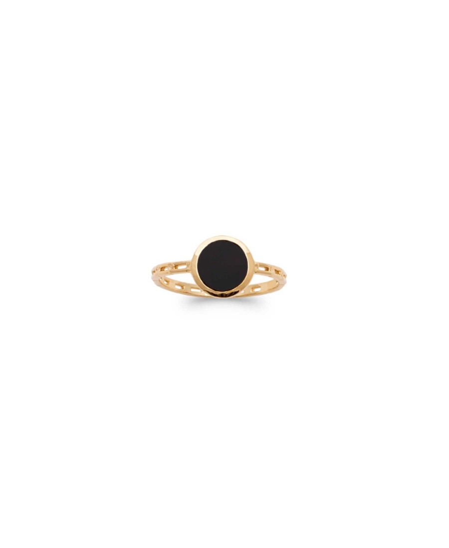 Bagues Maison Silène | Bague Nina Agate Noire