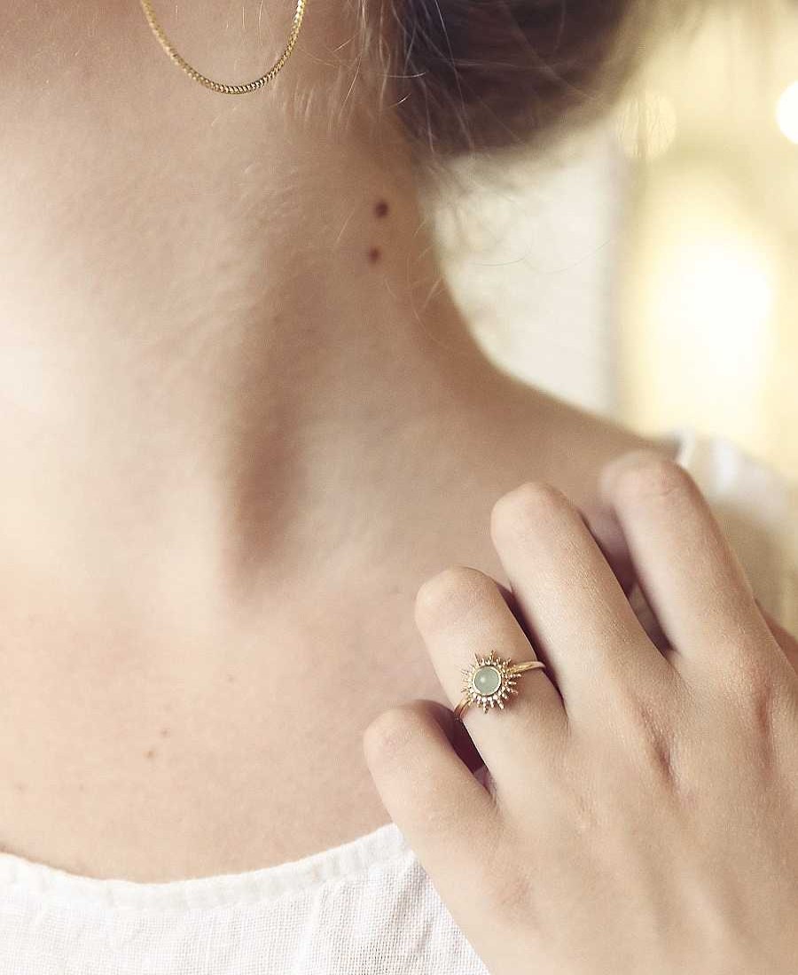 Bagues Maison Silène | Bague H Lios Aventurine